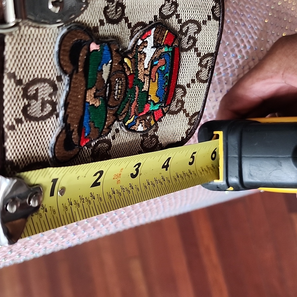 Gucci Mini Crossbody Pouch W/Camo Bear - Picture 10 of 14